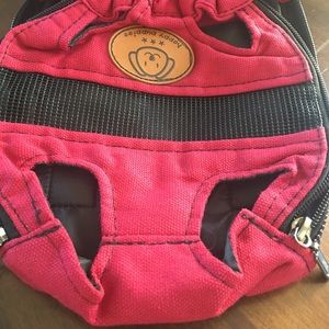 Front pet carrier. Let your puppy see everything.